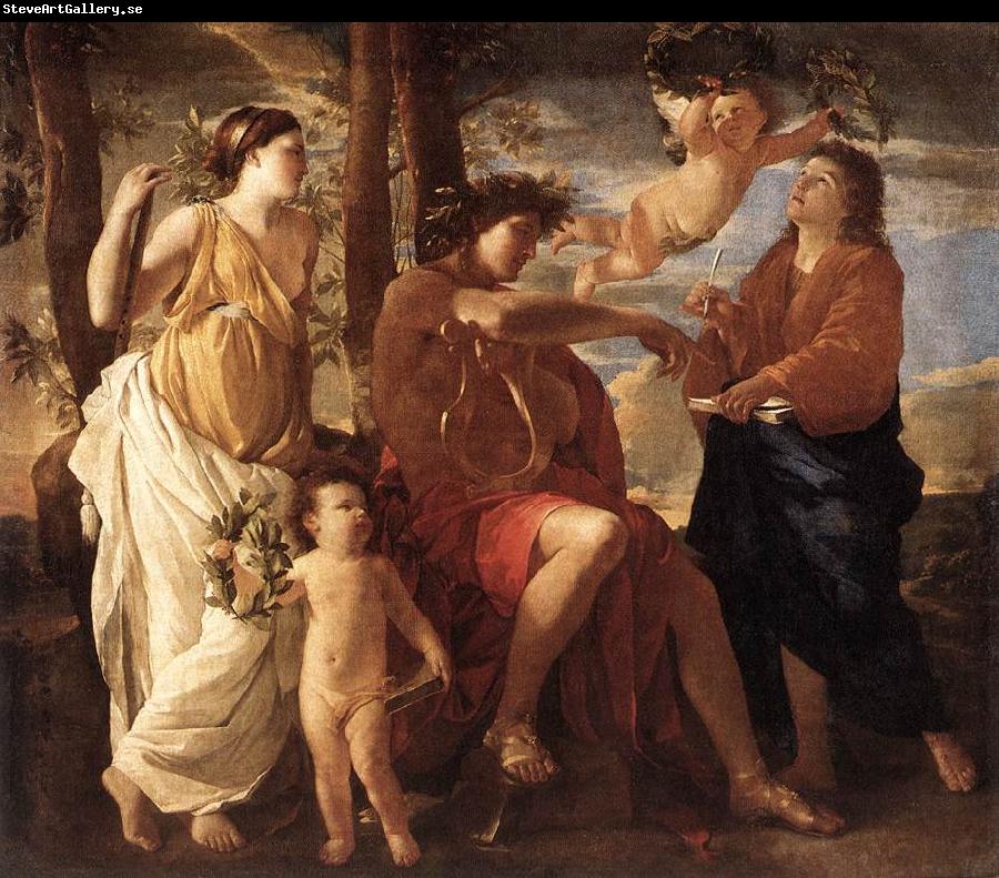 Nicolas Poussin Inspiration of the Poet